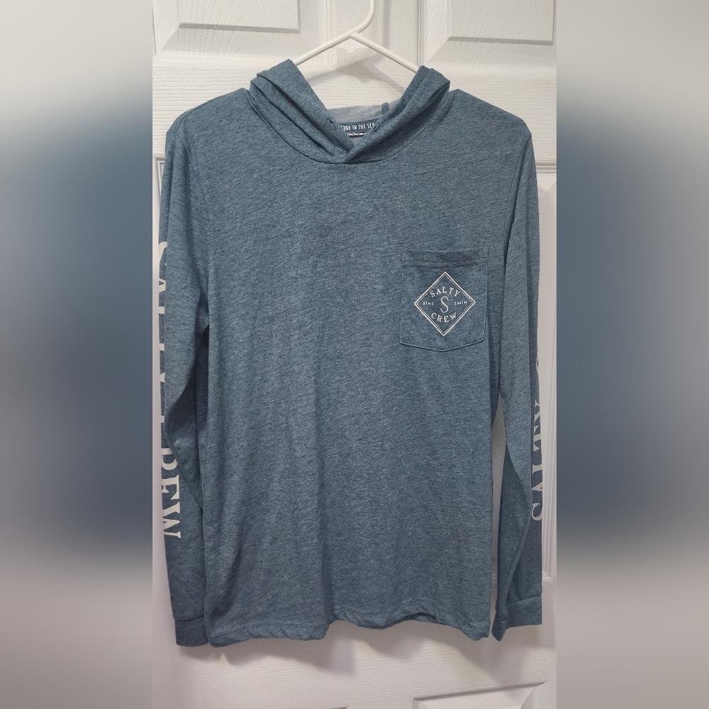 Salty Crew Men's Blue Long Sleeve Shirt
